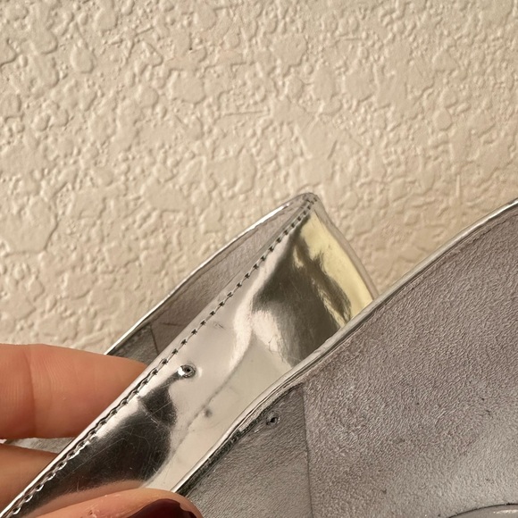 Reformation Milano Pumps In Silver Size 8 - Picture 10 of 11